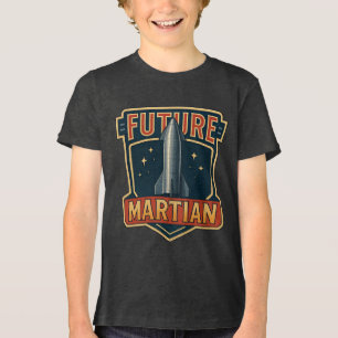 Triblenda Futura camiseta básica marciana negra
