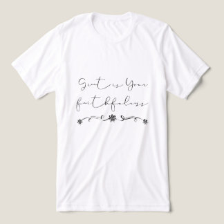 Triblenda Genial es tu camiseta de la Fe Cristiana Fe