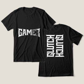 Triblenda GLUTCH – Camiseta de tipografía de juego competiti