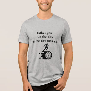 Triblenda Gráfica Impresión de camiseta oscura básica