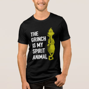 Triblenda Grinch es el animal del espíritu Camiseta cita