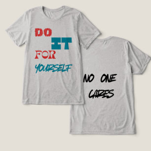 Triblenda "Hazlo por Ti Mismo – Camiseta de Cita Motivaciona