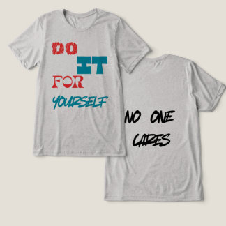 Triblenda "Hazlo por Ti Mismo – Camiseta de Cita Motivaciona