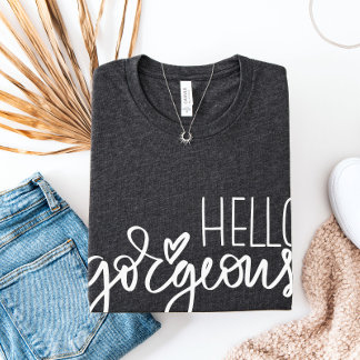 Triblenda Hola Gorgeous TShirt, camiseta femenina, Hola cami