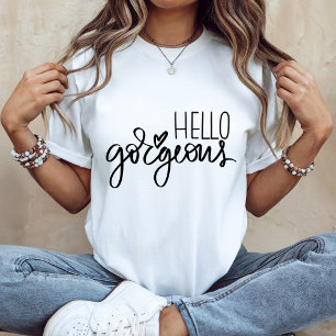 Triblenda Hola Gorgeous TShirt, camiseta femenina, Hola cami