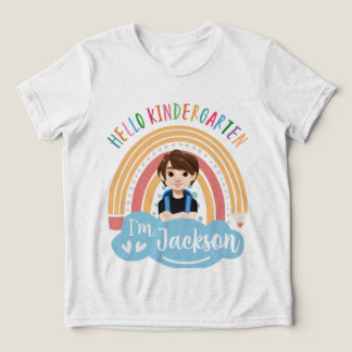 Triblenda Hola jardín de infancia - Camiseta personalizada p