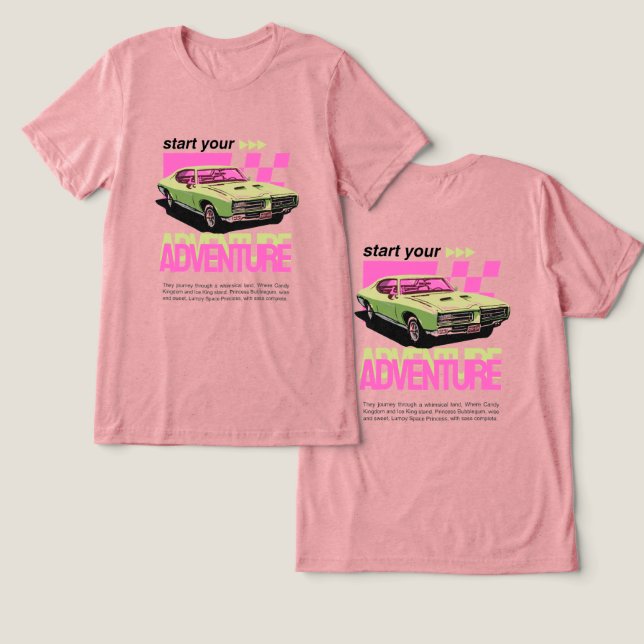 Triblenda Iniciar tu camiseta de aventura (Diseño Anverso y Reverso)