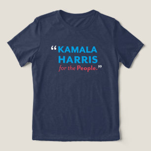 Triblenda Kamala Harris por la camiseta del pueblo