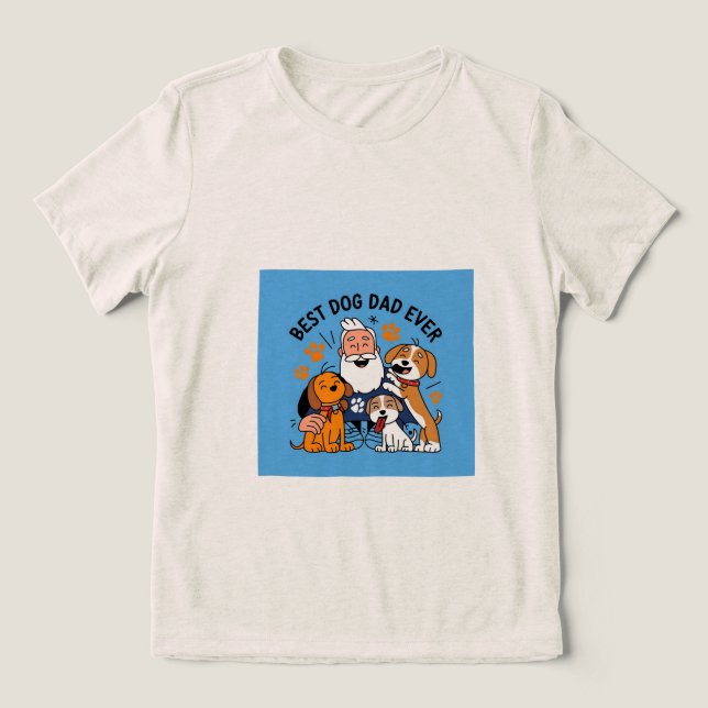Triblenda La camiseta de la foto del Mascota personalizado d (Diseño delantero )