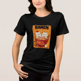 Triblenda La camiseta de mujer Ramen