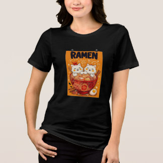 Triblenda La camiseta de mujer Ramen