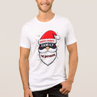 Triblenda La camiseta de Navidad de la familia favorita de S