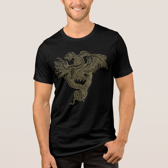 Triblenda La camiseta del dragón oscuro (Anverso)