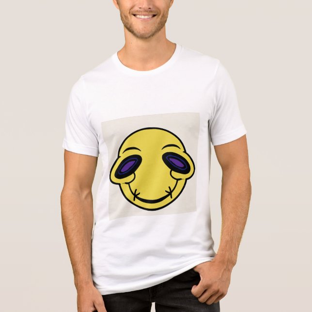 Triblenda La camiseta es diseño de emoji (Anverso)