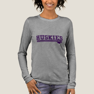 Triblenda La camiseta Huskie de las mujeres