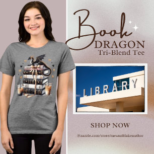 Triblenda La camiseta triblend del dragón del libro definiti