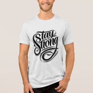 Triblenda La fuerza comienza dentro de la camiseta Tri-Blend