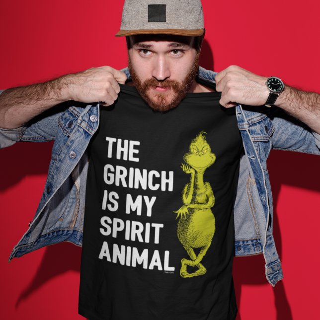 Triblenda La Grinch es mi Cita de Camiseta Animal de Espírit (Subido por el creador)