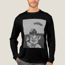 Triblenda La última camiseta de viaje de OVNI Selfie