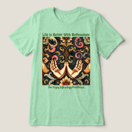 Triblenda La Vida Es Mejor Con La Camiseta De Reflexología