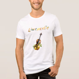 Triblenda Limoncello divertido limón cello juego en camiseta
