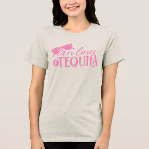 Triblenda Líneas de Bronceado y Camiseta de Citatorio de Teq