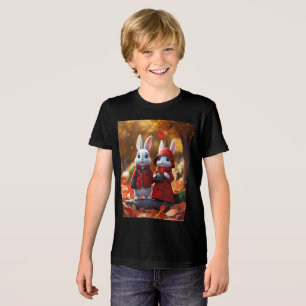 Triblenda Little Bunnies diseñan la camiseta Tri-Blend