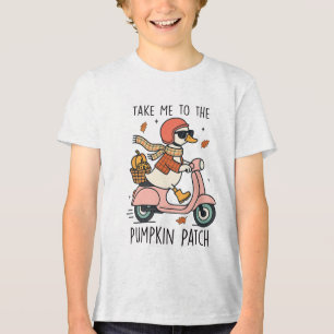 Triblenda Llévame a la camiseta de la caída del parche de ca