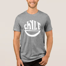 Logotipo Chyle Smile Camiseta gris/blanca