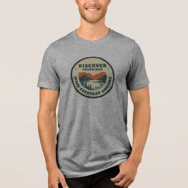 Triblenda logotipo de Discover Adventure en camiseta