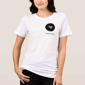 Triblenda Logotipo simple y camiseta comercial con texto