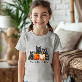 Triblenda Los hermanos son gatos caen calabazas camiseta