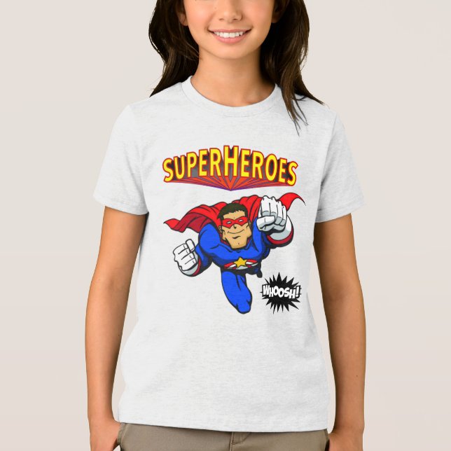 Triblenda ¡LOS SUPERHÉROES DE LOS NIÑOS! Camiseta (Anverso)