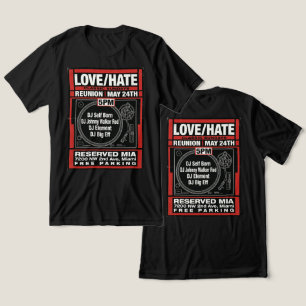 Triblenda LOVE/HATE CLASSIC SUNDAYS Camiseta de Reunión #2