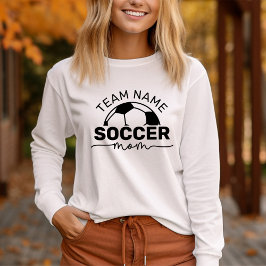Triblenda Mamá de Fútbol Equipo Personalizado Camiseta Blanc