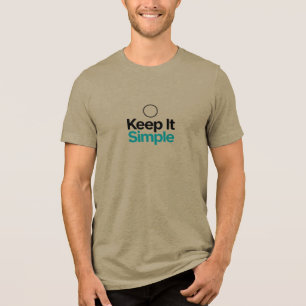 Triblenda Manténlo Simple - Camiseta KISS de Diseño Mínimo