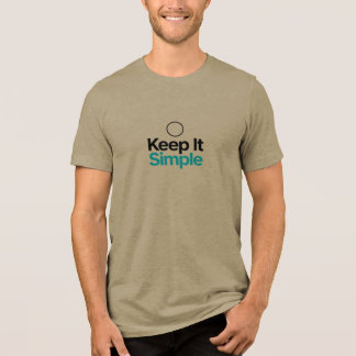 Triblenda Manténlo Simple - Camiseta KISS de Diseño Mínimo
