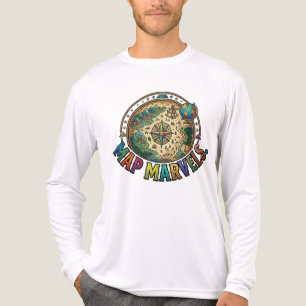 Triblenda Mapa Maravillas. – Diseño de Camiseta de Cartograf