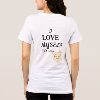 Triblenda Me amo a mí mismo - Camiseta divertida de amor pro