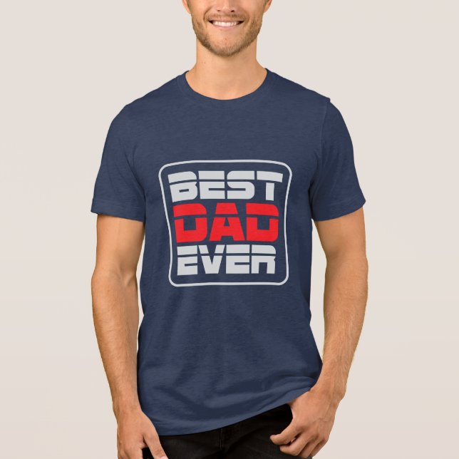 Triblenda Mejor Camiseta de Papá Nunca (Anverso)
