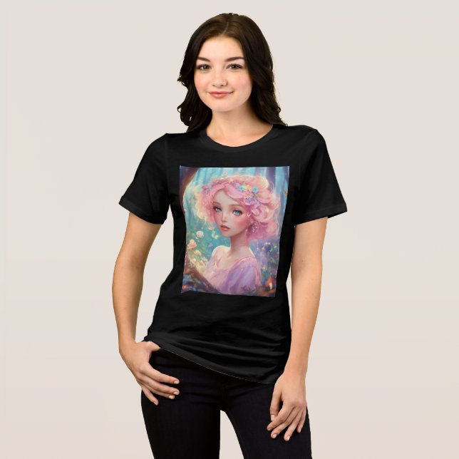 Triblenda Mezcla de algodón de camiseta impresa (Anverso Completo)