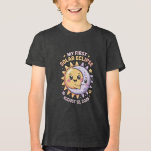 Triblenda Mi Primer Eclipse Solar 2026 Camiseta Infantil