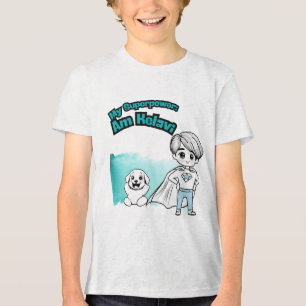 Triblenda Mi Superpoder: Am Kelavi! Camiseta para Niños