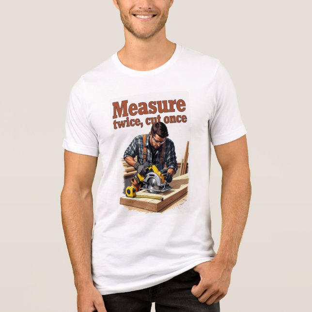 Triblenda Mide dos veces - Camiseta (Anverso)
