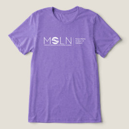 Triblenda MOLN Camiseta triple mezcla de color oscuro