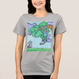 Triblenda Monkeando alrededor de la camiseta