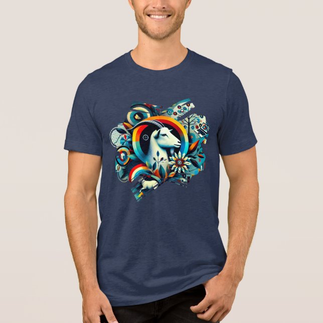 Triblenda Mystic G.O.A.T - Camiseta de impresión digital (Anverso)
