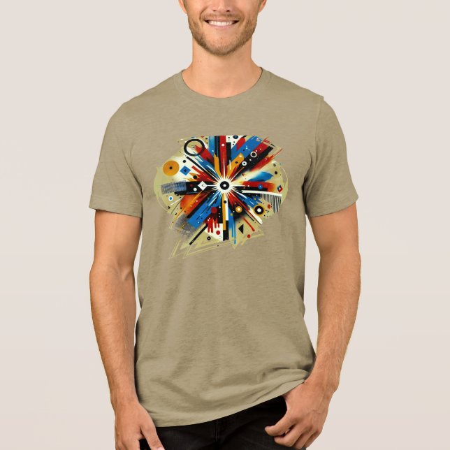 Triblenda Neon Dreamscape - Camiseta de arte digital (Anverso)