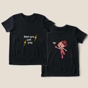Triblenda No Me Importa Solo Jugar – Camiseta De Niña