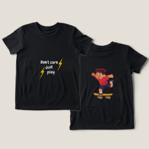 Triblenda No Me Importa Solo Jugar – Camiseta Para Niños